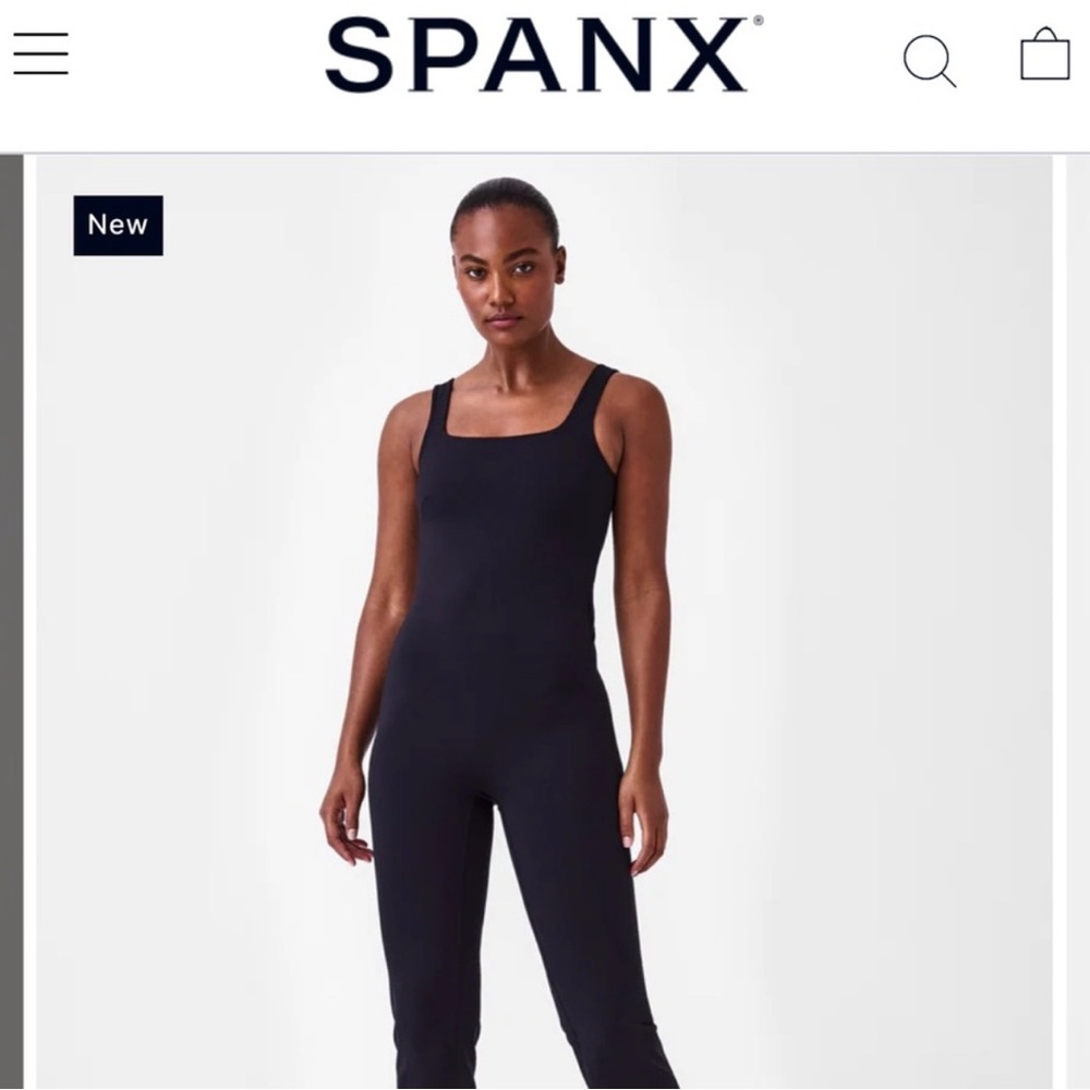 Spanx booty boost flare jumpsuit